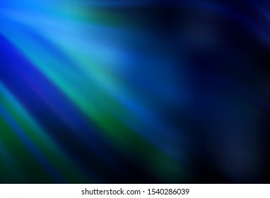 Dark BLUE vector blurred bright template. Colorful illustration in abstract style with gradient. New way of your design.