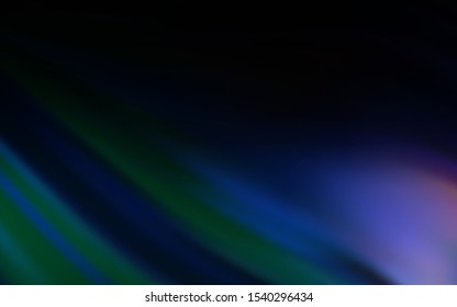 Dark BLUE vector blurred bright texture. Creative illustration in halftone style with gradient. New style design for your brand book.
