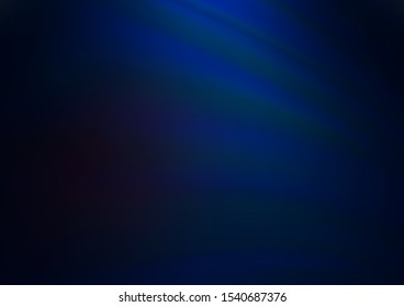 Dark BLUE vector blurred bright template. Shining colorful illustration in a Brand new style. The best blurred design for your business.