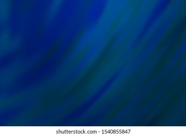 Dark BLUE vector blurred bright template. Shining colored illustration in smart style. New style design for your brand book.