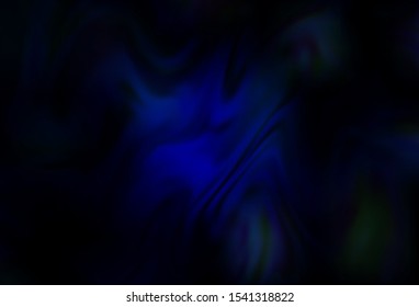 Dark BLUE vector blurred bright pattern. Abstract colorful illustration with gradient. Completely new design for your business.
