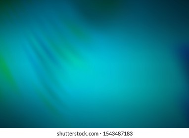 Dark BLUE vector blurred bright texture. Colorful illustration in abstract style with gradient. New way of your design.