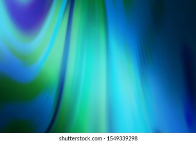 Dark BLUE vector blurred bright template. New colored illustration in blur style with gradient. New design for your business.