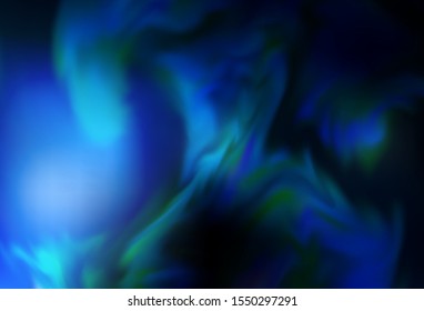 Dark BLUE vector blurred bright pattern. Creative illustration in halftone style with gradient. Elegant background for a brand book.