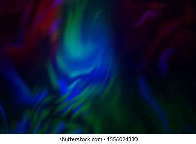 Dark BLUE vector blurred bright template. Abstract colorful illustration with gradient. New style design for your brand book.