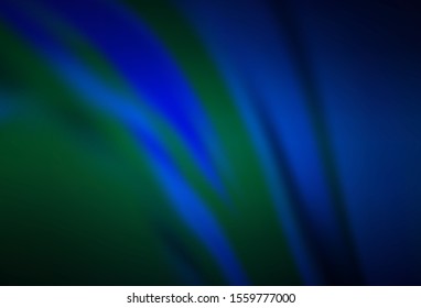 Dark BLUE vector blurred bright texture. Colorful abstract illustration with gradient. New design for your business.