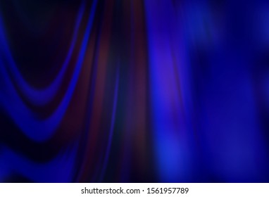 Dark BLUE vector blurred bright texture. Colorful illustration in abstract style with gradient. Blurred design for your web site.