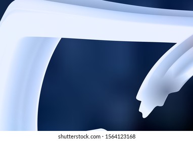 Dark BLUE vector blurred bright template. Glitter abstract illustration with gradient design. Background for a cell phone.