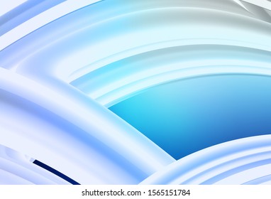 Dark BLUE vector blurred bright pattern. Colorful illustration in abstract style with gradient. New style for your business design.