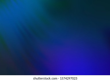 Dark BLUE vector blurred bright texture. Shining colored illustration in smart style. Background for designs.