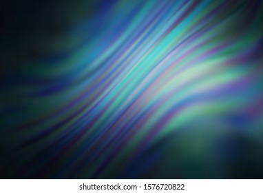 Dark BLUE vector blurred bright template. Creative illustration in halftone style with gradient. Blurred design for your web site.