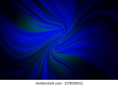 Dark BLUE vector blurred bright pattern. Modern abstract illustration with gradient. Background for designs.