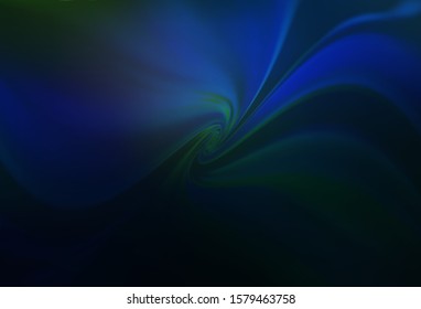 Dark BLUE vector blurred bright pattern. New colored illustration in blur style with gradient. New way of your design.
