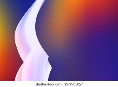 Dark BLUE vector blurred bright template. Shining colorful illustration in smart style. New style design for your brand book.