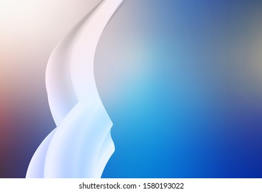Dark BLUE vector blurred bright template. Creative illustration in halftone style with gradient. Completely new design for your business.