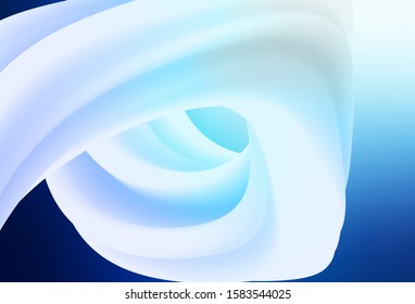 Dark BLUE vector blurred bright template. Glitter abstract illustration with gradient design. Background for designs.