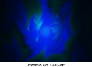 Dark BLUE vector blurred bright pattern. New colored illustration in blur style with gradient. Completely new design for your business.