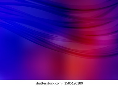 Dark BLUE vector blurred bright texture. A completely new colored illustration in blur style. Background for designs.