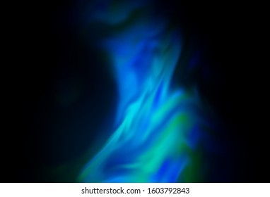 Dark BLUE vector blurred bright template. New colored illustration in blur style with gradient. Elegant background for a brand book.