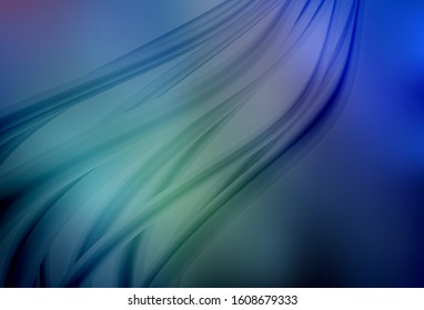 Dark BLUE vector blurred bright template. A completely new colored illustration in blur style. Background for a cell phone.