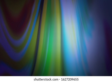 Dark BLUE vector blurred bright texture. Modern abstract illustration with gradient. Background for designs.
