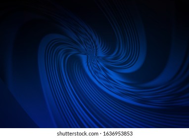 Dark BLUE vector blurred bright template. Colorful illustration in abstract style with gradient. Blurred design for your web site.
