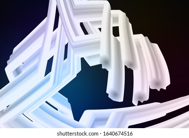 Dark BLUE vector blurred bright pattern. Abstract colorful illustration with gradient. New way of your design.
