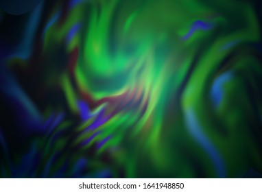 Dark BLUE vector blurred bright texture. Glitter abstract illustration with gradient design. Smart design for your work.