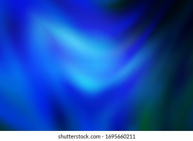 El vector azul oscuro difuminó la textura brillante. Ilustración colorida en estilo abstracto con degradado. Fondo para los diseños.