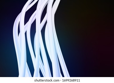 El vector azul oscuro difuminó la textura brillante. Ilustración creativa en estilo de medio tono con degradado. Fondo para un teléfono móvil.