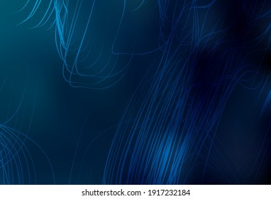 Dark BLUE vector blurred bright pattern. Glitter abstract illustration with gradient design. Background for a cell phone.