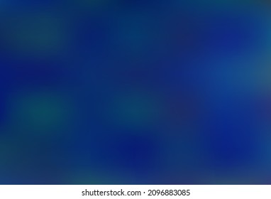 Dark BLUE vector blurred bright pattern. Creative illustration in halftone style with gradient. Brand new style for your business design.