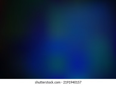 El vector azul oscuro borra el fondo brillante. Una elegante ilustración brillante con gradiente. Mejor diseño borroso para su negocio.