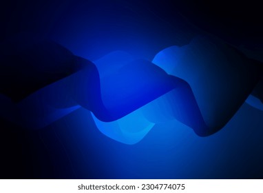 Dark BLUE vector blurred bright texture. Colorful abstract illustration with gradient. Elegant background for a brand book.
