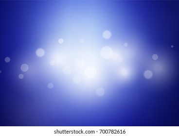 Dark BLUE vector blurred bright pattern. Glitter abstract illustration with an elegant design. The best blurred design for your business.