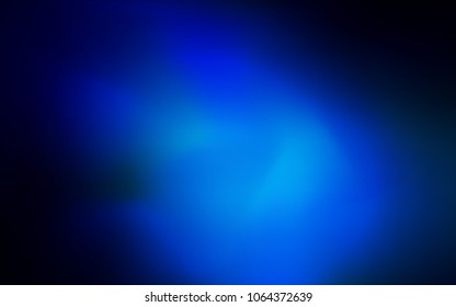 Dark BLUE vector blurred and colored pattern. Creative illustration in halftone style with gradient. The blurred design can be used for your web site.