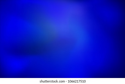 Dark BLUE vector blurred and colored backdrop. Brand-new colored illustration in blurry style with gradient. A completely new design for your business.