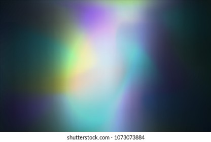 Dark BLUE vector blurred and colored backdrop. Modern geometrical abstract illustration with gradient. A completely new template for your business design.