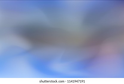 Dark BLUE vector blurred and colored backdrop. A vague abstract illustration with gradient. The completely new template can be used for your brand book.