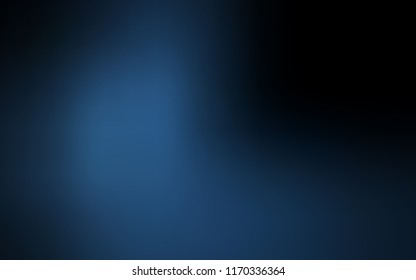 Dark BLUE vector blurred and colored pattern. Modern geometrical abstract illustration with gradient. A new texture for your design.