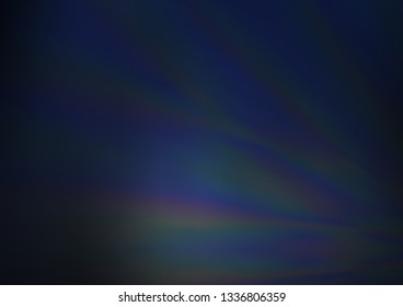 Dark BLUE vector blurred and colored template. Modern geometrical abstract illustration with gradient. A completely new design for your business.