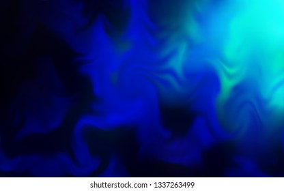 Dark BLUE vector blurred and colored pattern. Modern abstract illustration with gradient. Blurred design for your web site.