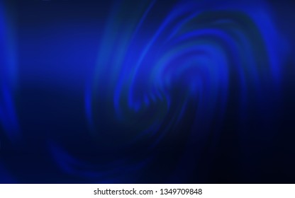 Dark BLUE vector blurred and colored pattern. Modern abstract illustration with gradient. Elegant background for a brand book.