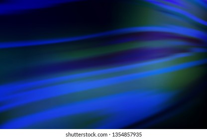 Dark BLUE vector blurred and colored pattern. Colorful illustration in abstract style with gradient. New style for your business design.