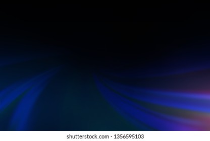 Dark BLUE vector blurred and colored pattern. Glitter abstract illustration with gradient design. Completely new design for your business.