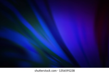 Dark BLUE vector blurred and colored pattern. Shining colored illustration in smart style. New style design for your brand book.