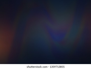 Dark BLUE vector blurred and colored template. Colorful abstract illustration with gradient. A completely new template for your design.