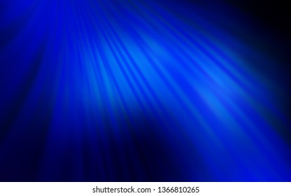 Dark BLUE vector blurred and colored pattern. Creative illustration in halftone style with gradient. The best blurred design for your business.