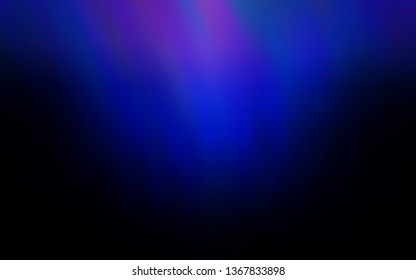 Dark BLUE vector blurred and colored pattern. An elegant bright illustration with gradient. Smart design for your work.