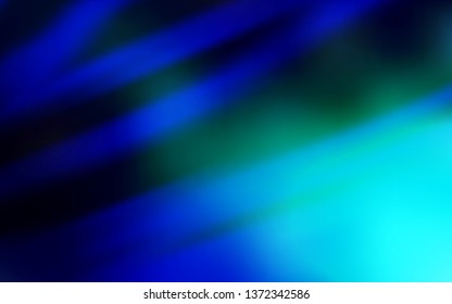 Dark BLUE vector blurred and colored pattern. Creative illustration in halftone style with gradient. New style design for your brand book.